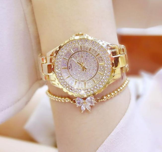 BS Light Luxury Shiny Full Diamond Womens Watch Quartz Wearproof Watches Secret Buckle Exquisite Wristwatches FA0280L, No send watch for shipping
BS Light Luxury Shiny Full Diamond Womens Watch Quartz Wearproof Watches Secret Buckle Exquisite Wristwatches FA0280L, No send watch for shipping