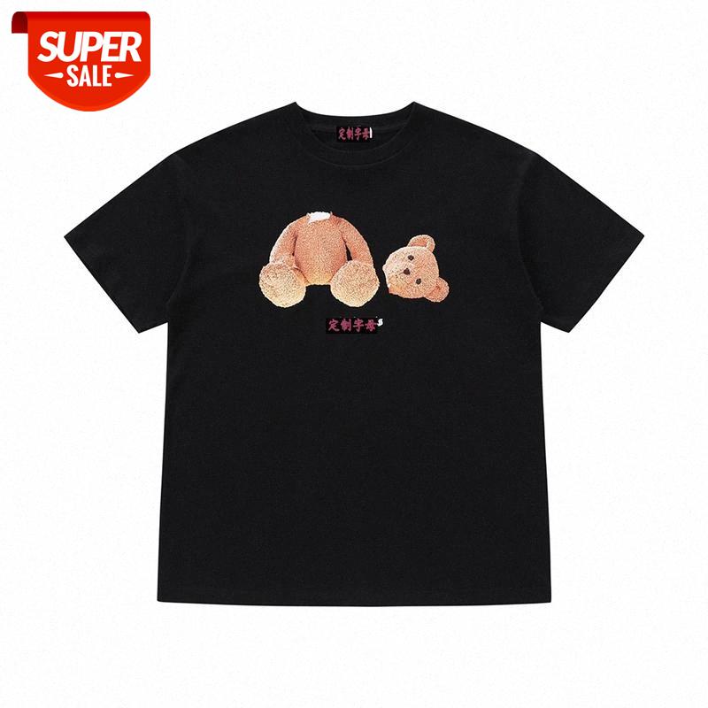 21ss bear short-sleeved Zonglu angel decapitated teddy print loose men and women the same T-shirt trend #lh3a, White
21ss bear short-sleeved Zonglu angel decapitated teddy print loose men and women the same T-shirt trend #lh3a, White
