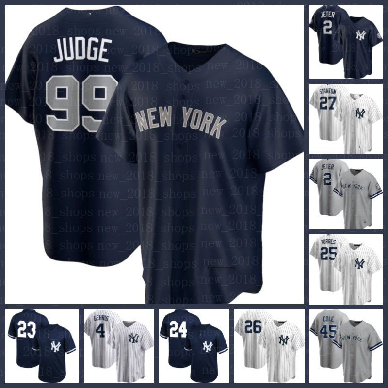 New York Yankees Jerseys 99 Aaron Judge 2 Derek Jeter 45 Gerrit Cole 27 Giancarlo Stanton 25 Gleyber Torres 24 Gary Sanchez Baseball, Blue;black
New York Yankees Jerseys 99 Aaron Judge 2 Derek Jeter 45 Gerrit Cole 27 Giancarlo Stanton 25 Gleyber Torres 24 Gary Sanchez Baseball, Blue;black