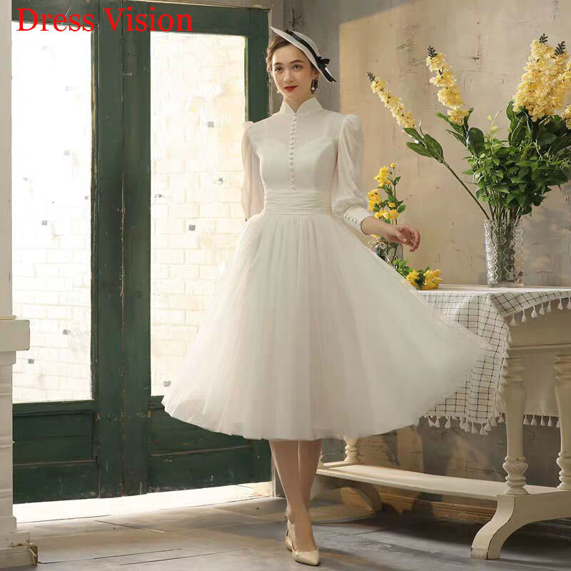 2021 Vintage High Collar Short Wedding Es Robe Marie to Be Bride Gown Vestido De Novia Ltnp, Same as image
2021 Vintage High Collar Short Wedding Es Robe Marie to Be Bride Gown Vestido De Novia Ltnp, Same as image