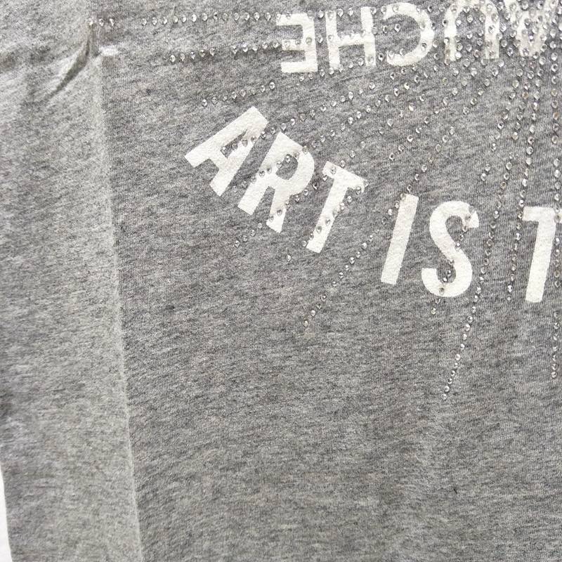 Girl T Shirt Summer New Letter Printed Hot Drill U-neck Button Pure Cotton Short-sleeved T-shirt Women 210302