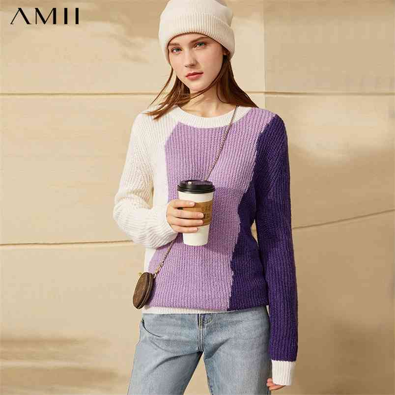 Minimalism Autumn Winter Causal Sweaters For Women Fashion Oneck Patchwork Mohair Women' Sweater Female Tops 12040759 210527, Blue
Minimalism Autumn Winter Causal Sweaters For Women Fashion Oneck Patchwork Mohair Women' Sweater Female Tops 12040759 210527, Blue
