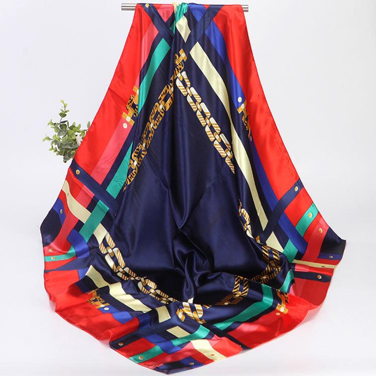 Scarves Luxury Scarf Twill Satin Silk Feeling Square Hair Wrapping Foulard Women Shawl Big Size Head Bandana Hijab Handkerchief Lady
Scarves Luxury Scarf Twill Satin Silk Feeling Square Hair Wrapping Foulard Women Shawl Big Size Head Bandana Hijab Handkerchief Lady