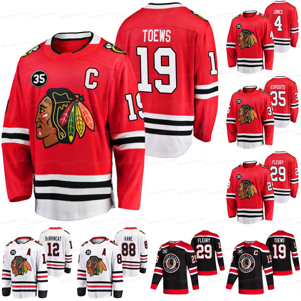 Chicago Blackhawks 35 Patch Honor Tony Esposito Jersey Marc-Andre Fleury Jonathan Toews Patrick Kane Alex DeBrincat Patrick Kane Kirby Dach, Black;red
Chicago Blackhawks 35 Patch Honor Tony Esposito Jersey Marc-Andre Fleury Jonathan Toews Patrick Kane Alex DeBrincat Patrick Kane Kirby Dach, Black;red