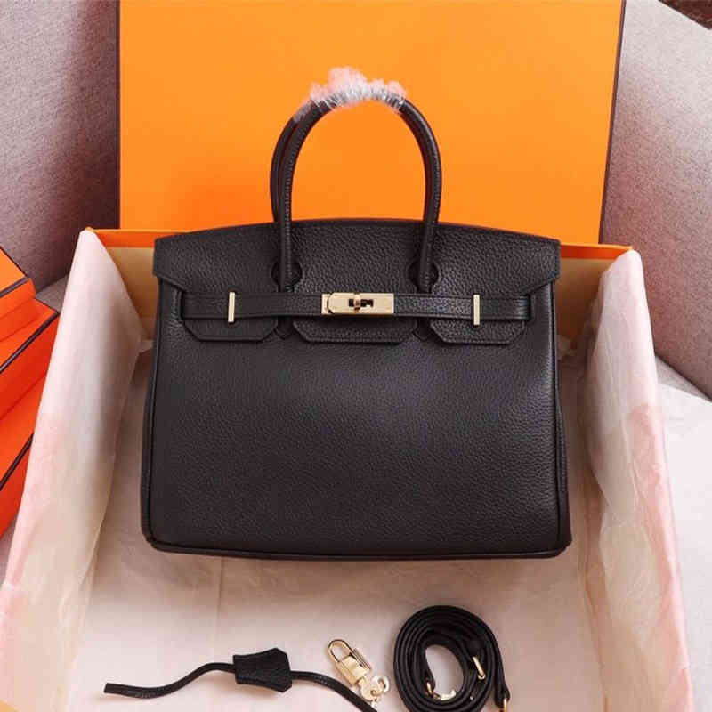 Tote Designer Calf Women Leather Herme Bag Handbags Quaty Handbag Purse Ladies Crossbody Back Bags First Layer Lychee Grain Inner, 25x30x35cm
Tote Designer Calf Women Leather Herme Bag Handbags Quaty Handbag Purse Ladies Crossbody Back Bags First Layer Lychee Grain Inner, 25x30x35cm