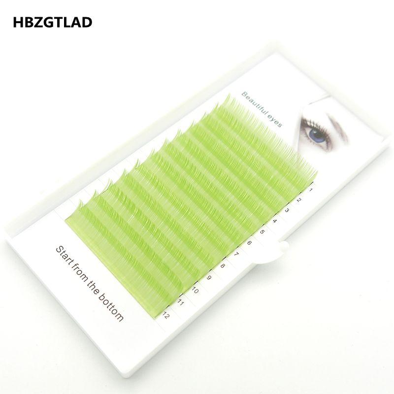 HBZGTLAD C/D curl 0.07/0.1mm 8/15mm false lashes Grass green eyelash individual colored lashes Faux volume eyelash extensions
HBZGTLAD C/D curl 0.07/0.1mm 8/15mm false lashes Grass green eyelash individual colored lashes Faux volume eyelash extensions