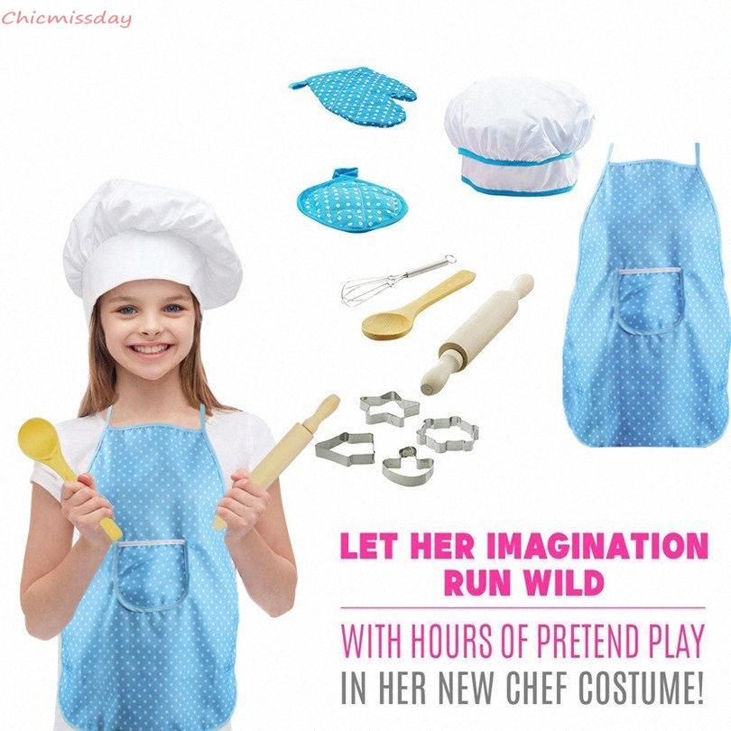 Childrens Baking Cooking Apron Chef Costume Sets For Kids Girls Boys Cooking Game Kitchen Baking Cake Mould 11pcs/Set
Childrens Baking Cooking Apron Chef Costume Sets For Kids Girls Boys Cooking Game Kitchen Baking Cake Mould 11pcs/Set