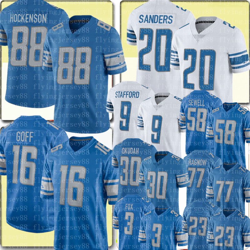 88 T.J. Hockenson DetroitLionsJersey 16 Jared Goff 20 Barry Sanders D'Andre Swift Football Jerseys Penei Sewell Frank Ragnow Jack Fox Derrick Barnes Jeff Okudah, Women {s-xxl} xiongshi
88 T.J. Hockenson DetroitLionsJersey 16 Jared Goff 20 Barry Sanders D'Andre Swift Football Jerseys Penei Sewell Frank Ragnow Jack Fox Derrick Barnes Jeff Okudah, Women {s-xxl} xiongshi