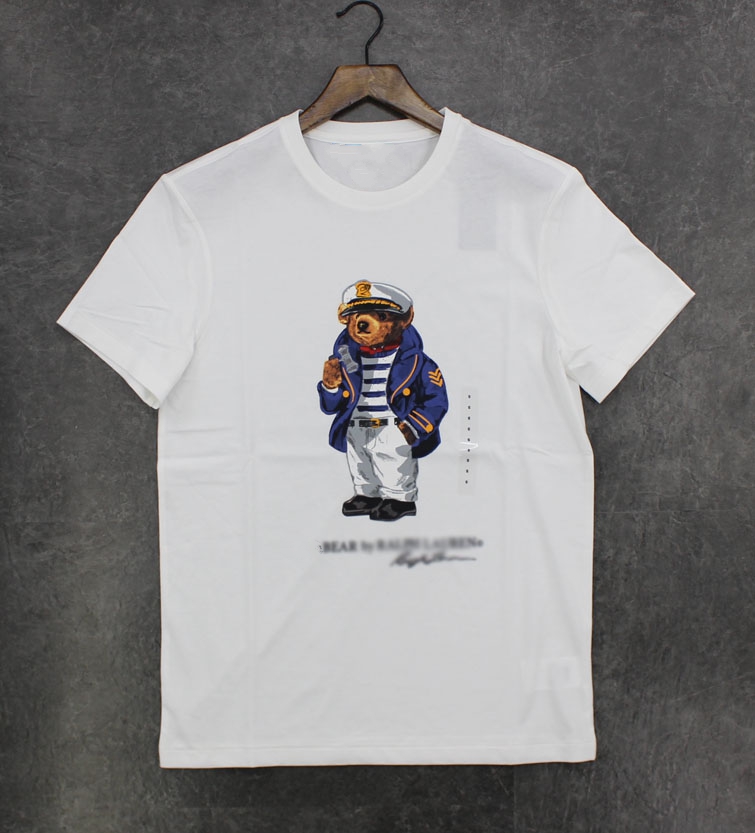 Wholesale U.S. size Polo Bear shirt men T-shirt U.S. short-sleeved standard EU UK size shirt Hockey Bear Captain Blue Dropshipping, White;black
Wholesale U.S. size Polo Bear shirt men T-shirt U.S. short-sleeved standard EU UK size shirt Hockey Bear Captain Blue Dropshipping, White;black