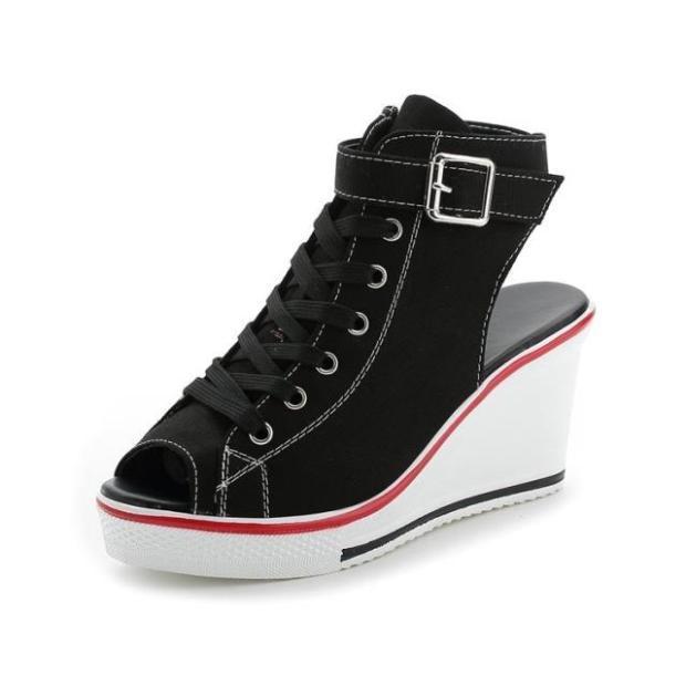 Dress Shoes Woman Sandals Women Wedges Female Casual Canvas 2021 Spring Autumn High Top Size 35-43
Dress Shoes Woman Sandals Women Wedges Female Casual Canvas 2021 Spring Autumn High Top Size 35-43