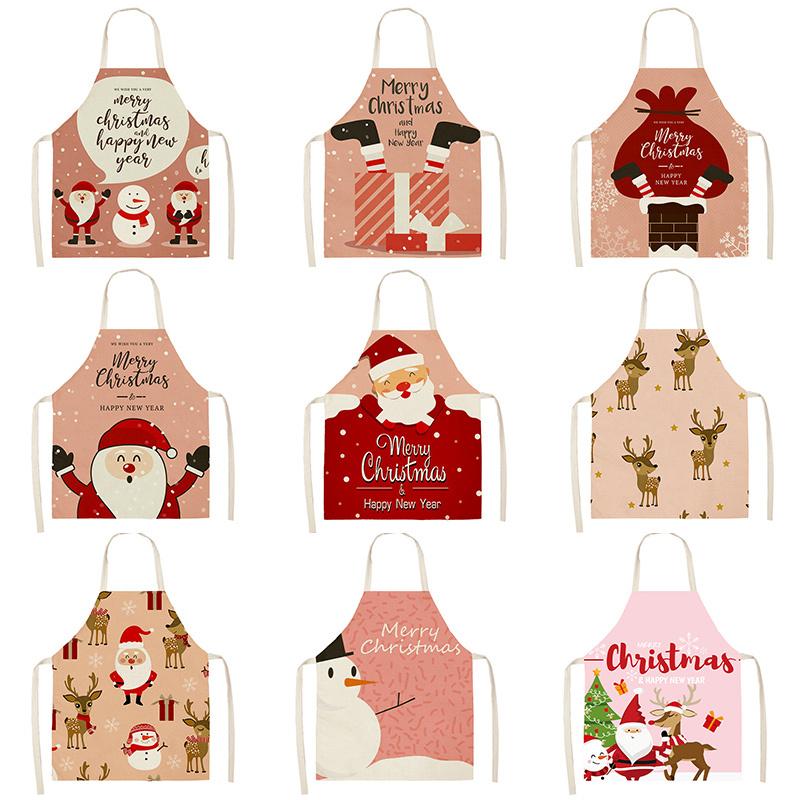 Aprons Christmas Santa Claus Deer Pattern Cleaning 53*65cm Home Cooking Kitchen Apron Cook Wear Cotton Linen Adult Bibs 46396
Aprons Christmas Santa Claus Deer Pattern Cleaning 53*65cm Home Cooking Kitchen Apron Cook Wear Cotton Linen Adult Bibs 46396