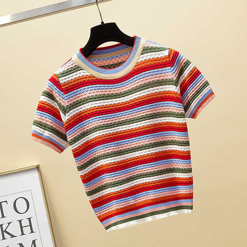 Korean style slim knitted crop sweater women thin bottoming shirt Summer fashion women short-sleeved bottoming pullover 210604, Red
Korean style slim knitted crop sweater women thin bottoming shirt Summer fashion women short-sleeved bottoming pullover 210604, Red