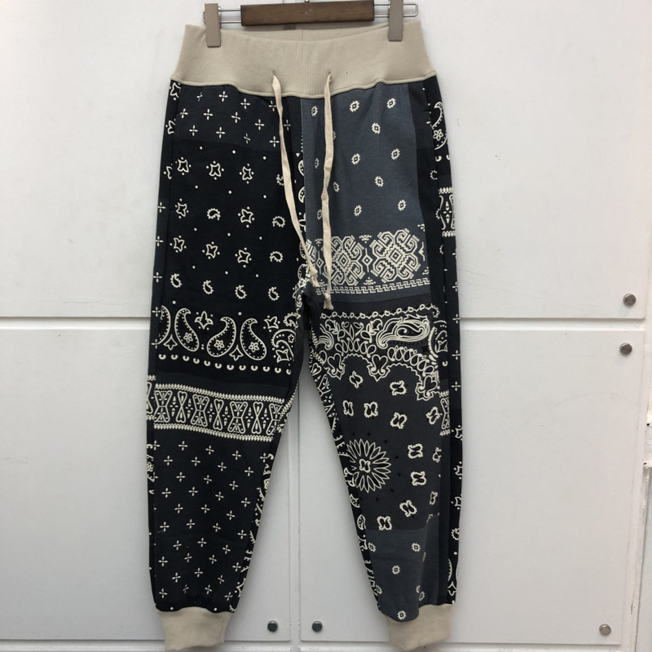 2021 New Streetwear Kapital Man Sweatpants Joggers Drawstring Pants Heavy Fabric Cashew Flower Printing Trousers 9val
2021 New Streetwear Kapital Man Sweatpants Joggers Drawstring Pants Heavy Fabric Cashew Flower Printing Trousers 9val