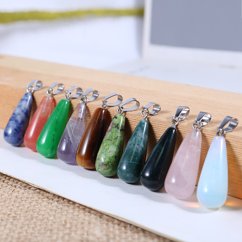Healing Natural Stone water drop Charms Chakra Pendant Reiki Amethysts Lapis teardrop shape Rose Crystal Pendants DIY Necklace Earrings Jewelry
Healing Natural Stone water drop Charms Chakra Pendant Reiki Amethysts Lapis teardrop shape Rose Crystal Pendants DIY Necklace Earrings Jewelry