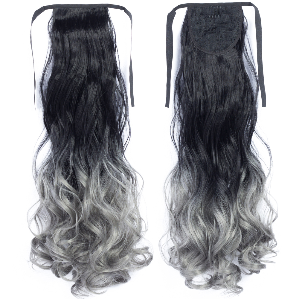 Ombre Synthetic Drawstring Hair Ponytails Culry Wavy 22inch 100g Ponytail Extensions, Black
Ombre Synthetic Drawstring Hair Ponytails Culry Wavy 22inch 100g Ponytail Extensions, Black