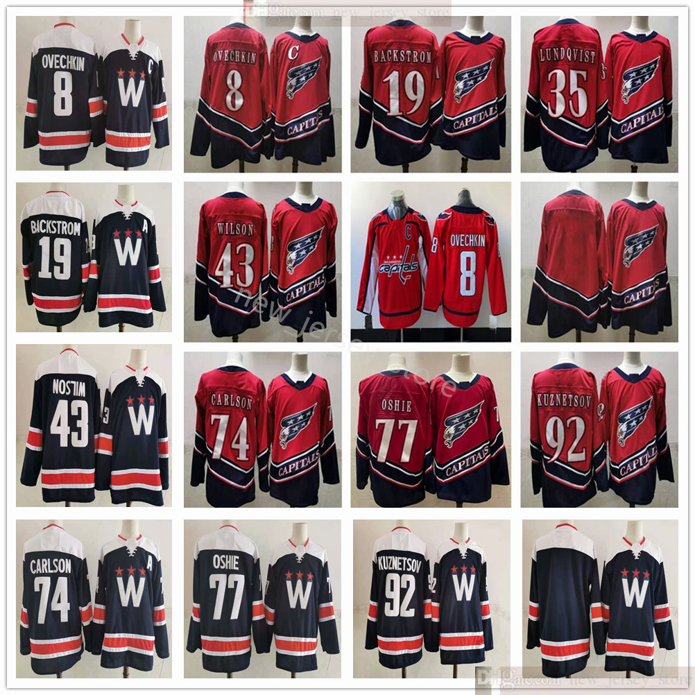2021 Reverse Retro Ice Hockey Jerseys Alex Ovechkin Jakub Vrana Nicklas Backstrom Henrik Lundqvist Tom Wilson John Carlson Oshie Evgeny Kuznetsov Third Dark Blue, Same as picture
2021 Reverse Retro Ice Hockey Jerseys Alex Ovechkin Jakub Vrana Nicklas Backstrom Henrik Lundqvist Tom Wilson John Carlson Oshie Evgeny Kuznetsov Third Dark Blue, Same as picture