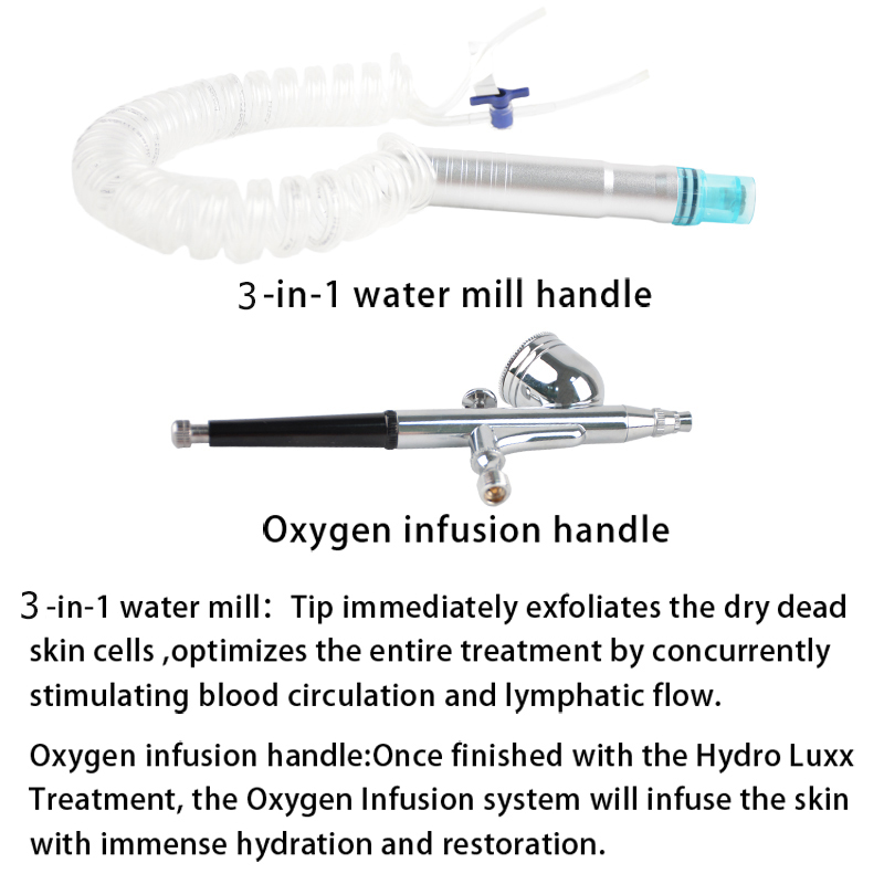 2 in 1 hydya Dermabrasion Facial care Jet Peel Diamond Dermabrasion Oxygen Machine Device Equipment