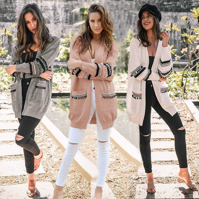 Boho Feminino Female Cardigans warm Women Knitted Open Front Long sleeve wool Cardigan Sweater coat outwear LJJIWG5, Opp bag;not product
Boho Feminino Female Cardigans warm Women Knitted Open Front Long sleeve wool Cardigan Sweater coat outwear LJJIWG5, Opp bag;not product