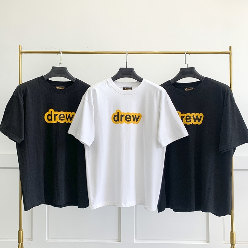 Drew Justin Bieber same letter short fashion brand couple T-shirt high street half sleeve, White;black
Drew Justin Bieber same letter short fashion brand couple T-shirt high street half sleeve, White;black