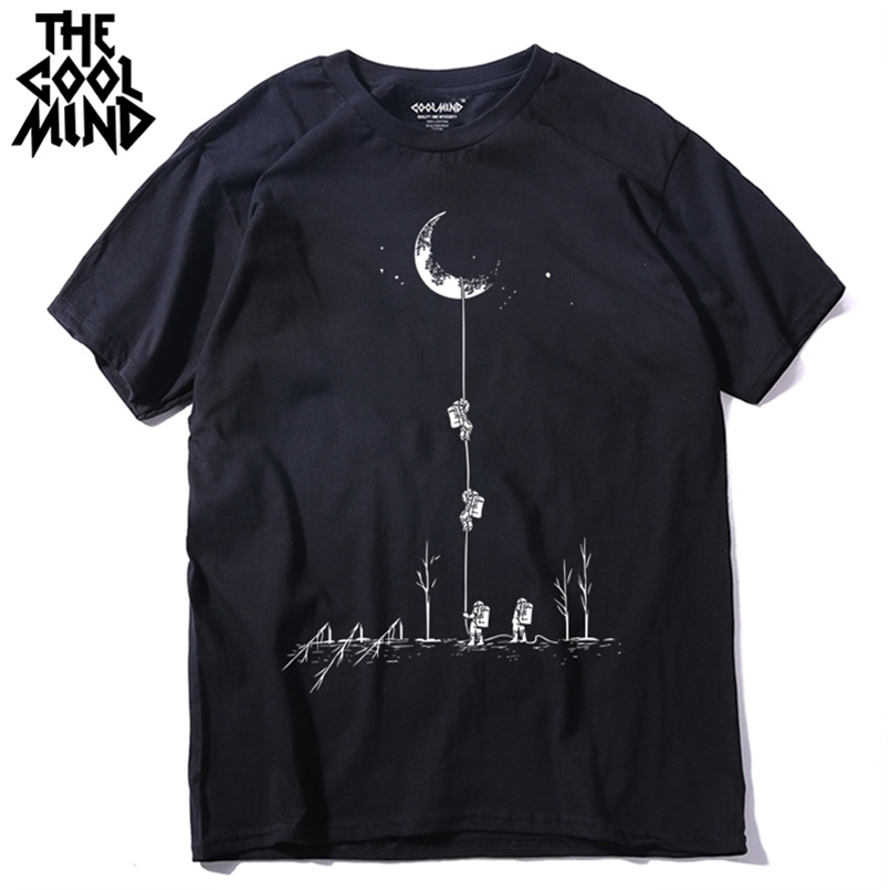 COOLMIND MO0120A cotton casual short sleeve moon theam men T shirt o-neck knitted comfortable fabric street style t-shirt 210716, Blk1
COOLMIND MO0120A cotton casual short sleeve moon theam men T shirt o-neck knitted comfortable fabric street style t-shirt 210716, Blk1
