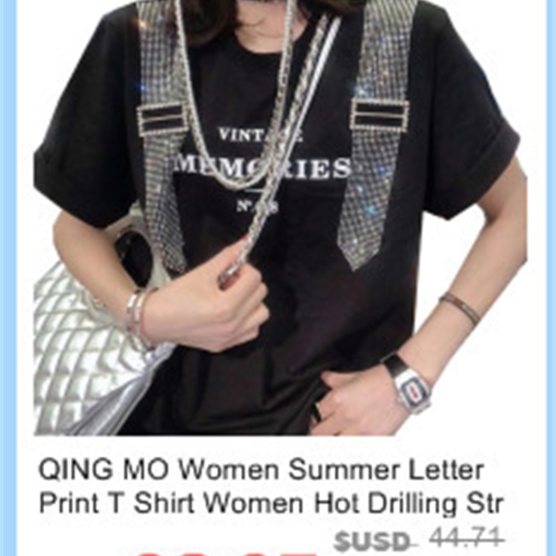QING MO Plus Size Women Slim T Shirt Women Crown Printed T Shirt Female Summer Short Sleeve T Shirt ZQY3422 210306