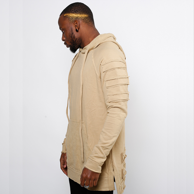 April MOMO Men Hoodie Ripped Damage Fashion Sweatshirts Casual Pullover Sweatshirts Male Loose Style Hip Hop Hooded Hoodies 201020