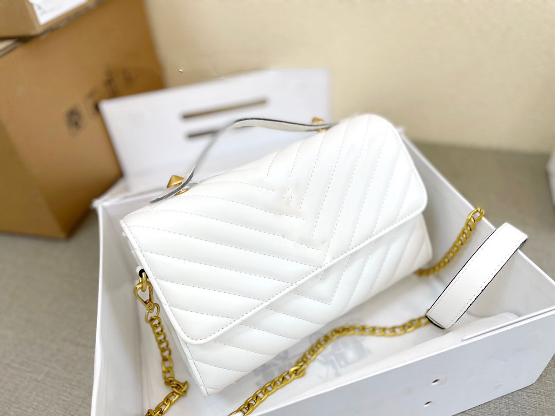 Designer Bags Purses Real leather Fashion Crossbody Bag women silver goldchain Handbag Sac de mode clutch pochette totes Backpack shoulder H
Designer Bags Purses Real leather Fashion Crossbody Bag women silver goldchain Handbag Sac de mode clutch pochette totes Backpack shoulder H