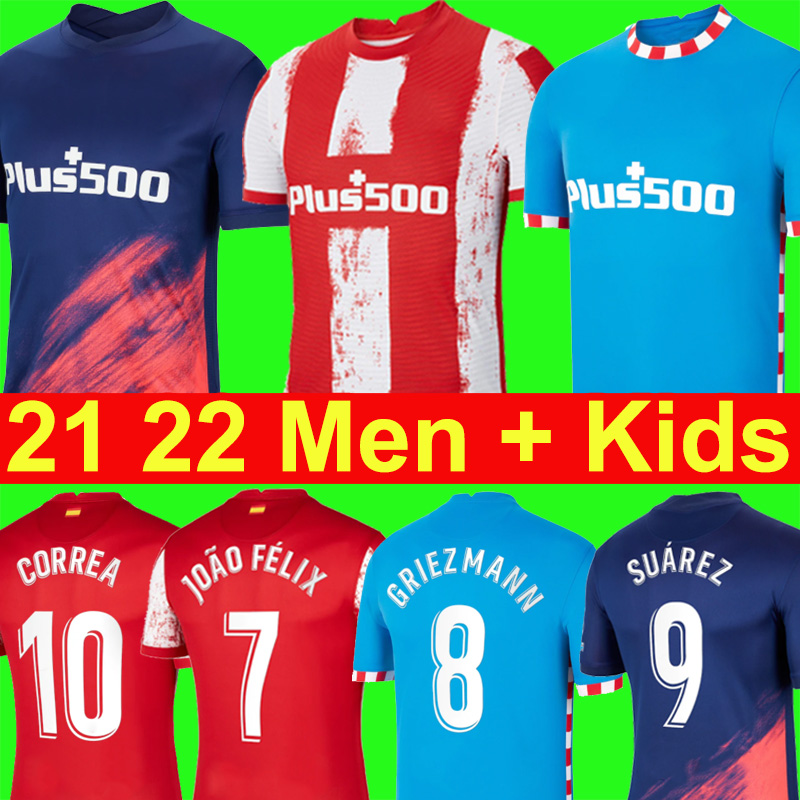 Atletico Soccer jersey 2021 2022 Madrid JOÃO FÉLIX GRIEZMANN SUAREZ M. LLORENTE KOKE LEMAR CARRASCO Camisetas football shirt 21 22 men + kids kit uniforms, P05 21 22 third
Atletico Soccer jersey 2021 2022 Madrid JOÃO FÉLIX GRIEZMANN SUAREZ M. LLORENTE KOKE LEMAR CARRASCO Camisetas football shirt 21 22 men + kids kit uniforms, P05 21 22 third