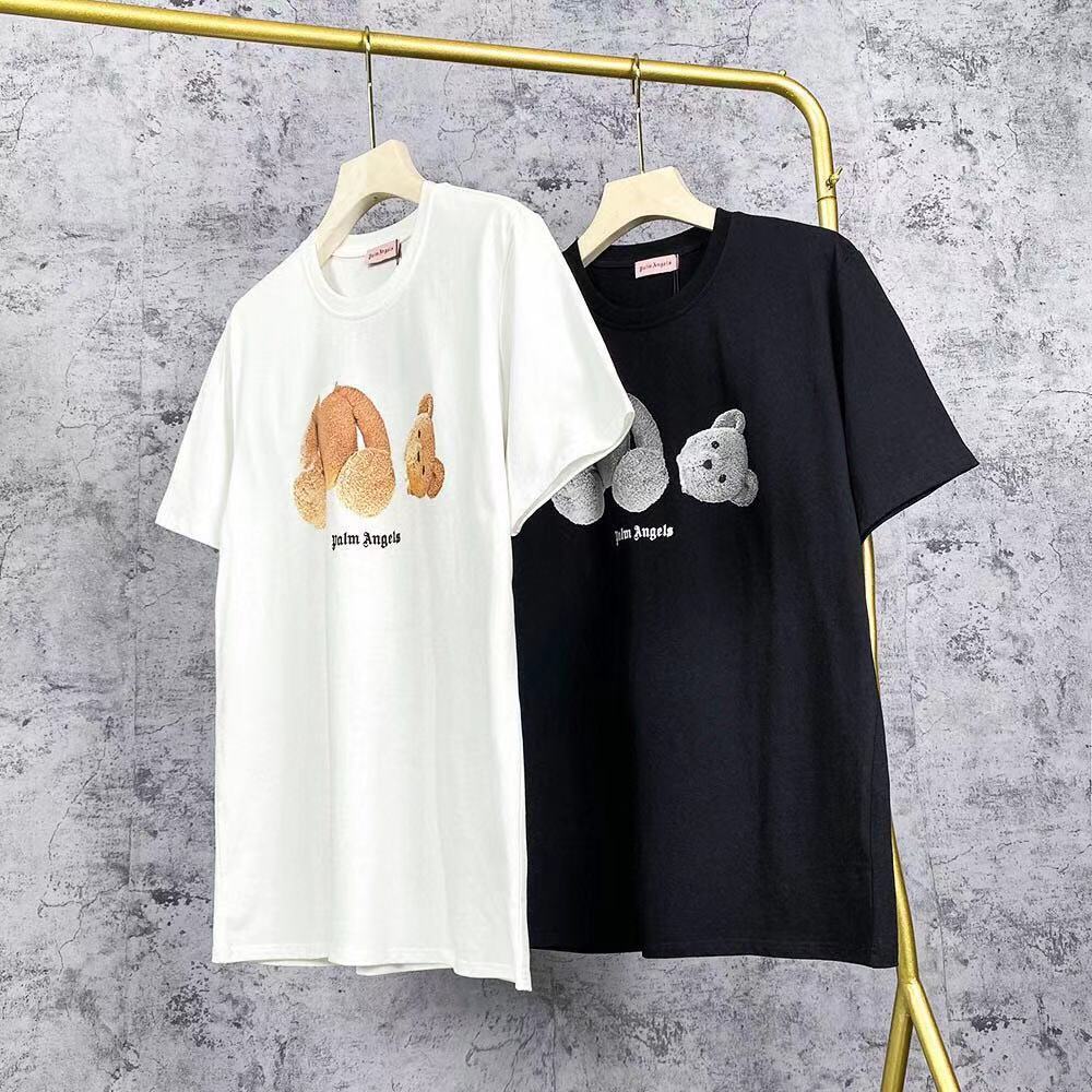 Palms Angels 2021 summer new trend palm-21 classic short sleeve T-shirt with guillotine print for men and women, White;black
Palms Angels 2021 summer new trend palm-21 classic short sleeve T-shirt with guillotine print for men and women, White;black