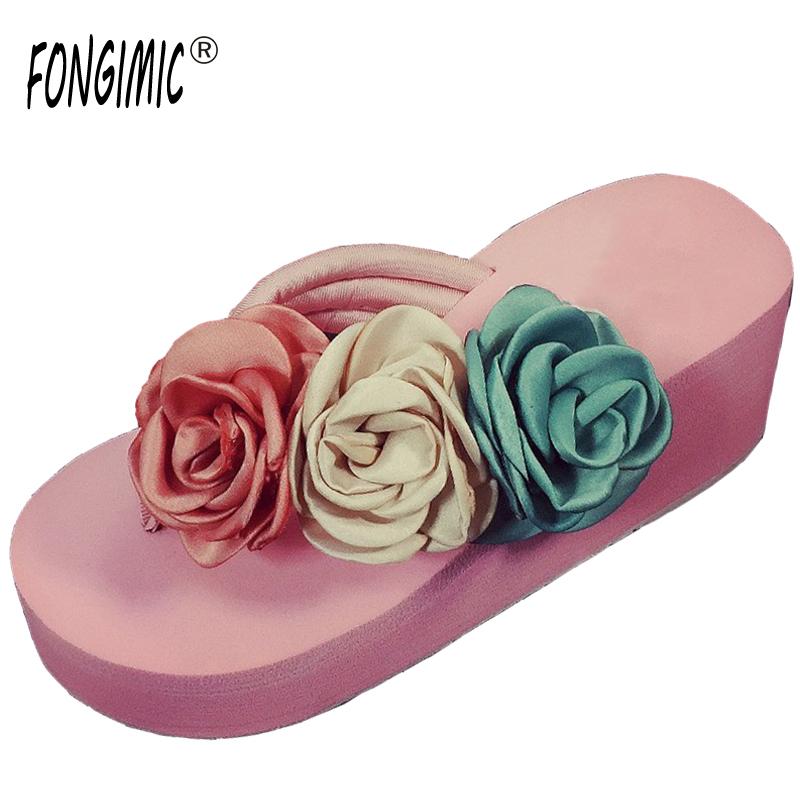 Slippers Est Styel Women Flip Flops Summer Casual Flowers 5 Colors Sweet Beach Non-slip Thick Bottom Shoes, Black
Slippers Est Styel Women Flip Flops Summer Casual Flowers 5 Colors Sweet Beach Non-slip Thick Bottom Shoes, Black