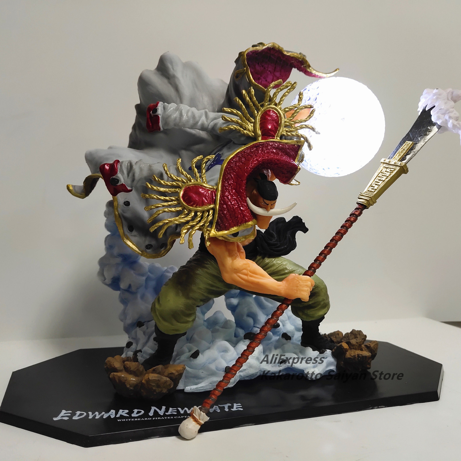 One Piece PVC Action Figure Edward Newgate Led Shock Effect One Piece Anime White Beard Figurine Model Toys 290mm C0223
One Piece PVC Action Figure Edward Newgate Led Shock Effect One Piece Anime White Beard Figurine Model Toys 290mm C0223