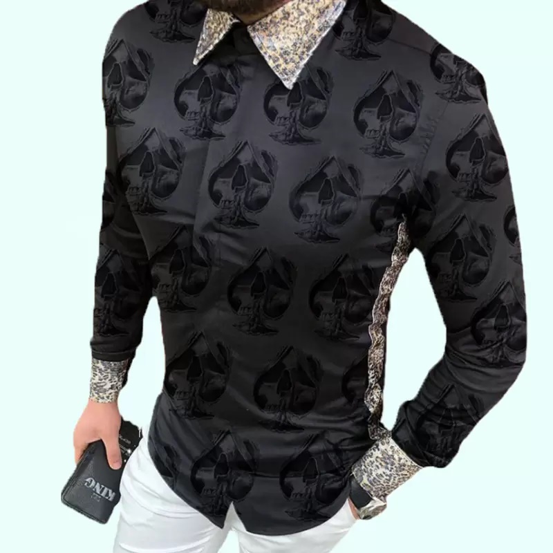 Spring autumn mens clothing style blouse shirts print long sleeve trend Hawaiian big size xxxl slim fit shirt, As picture
Spring autumn mens clothing style blouse shirts print long sleeve trend Hawaiian big size xxxl slim fit shirt, As picture