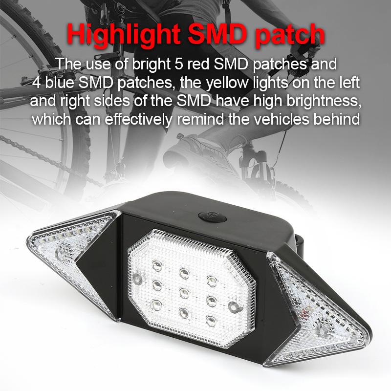 Bike Rear Tail Laser Smart Turn Signal Light LED Bicycle USB Indicator Wireless Remote MTB Road Cycling Bicycle Warning Lamps
Bike Rear Tail Laser Smart Turn Signal Light LED Bicycle USB Indicator Wireless Remote MTB Road Cycling Bicycle Warning Lamps