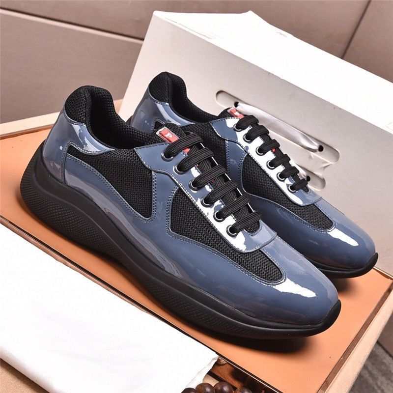 Men America'S Cup Xl Leather Sneakers High Quality Patent Flat Trainers Black Mesh Lace-up Casual Shoes Outdoor Runner MKJL00016, Red;white
Men America'S Cup Xl Leather Sneakers High Quality Patent Flat Trainers Black Mesh Lace-up Casual Shoes Outdoor Runner MKJL00016, Red;white