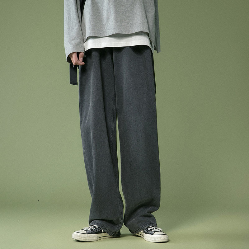 2021 New Spring Wide-leg Men's Fashion Retro Casual Jeans Men Streetwear Hip-hop Straight Denim Trousers Mens S-2xl U5ho, Light blue
2021 New Spring Wide-leg Men's Fashion Retro Casual Jeans Men Streetwear Hip-hop Straight Denim Trousers Mens S-2xl U5ho, Light blue