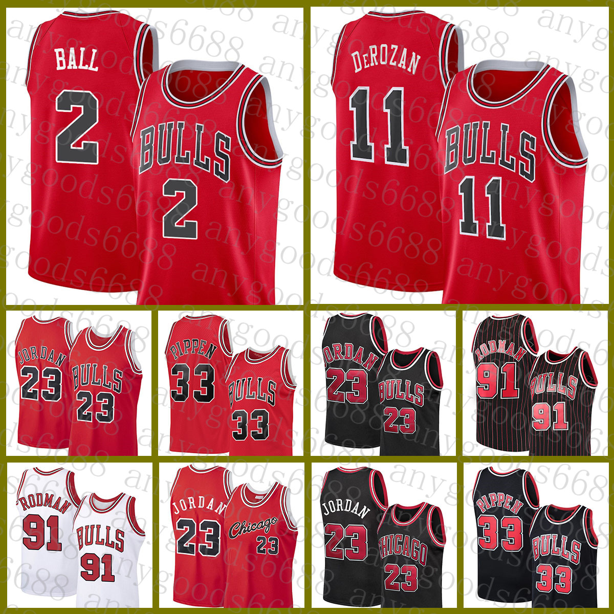 2021 New Demar 11 DeRozan Lonzo 2 Ball Chicagos Basketball Jersey Bull Mens 23 MJ Scottie 33 Pippen Dennis 91 Rodman Red Multi Gold, Black;red
2021 New Demar 11 DeRozan Lonzo 2 Ball Chicagos Basketball Jersey Bull Mens 23 MJ Scottie 33 Pippen Dennis 91 Rodman Red Multi Gold, Black;red