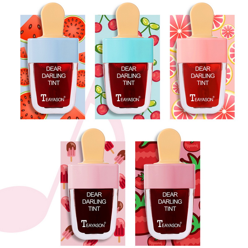 TEAYASON Ice Cream Lipgloss Dear Darling Tint 5piece in One Set Matte Liquid lipstick Moisturizer Long-lasting Waterproof Makuep Fruit Lipgl, Mixed color
TEAYASON Ice Cream Lipgloss Dear Darling Tint 5piece in One Set Matte Liquid lipstick Moisturizer Long-lasting Waterproof Makuep Fruit Lipgl, Mixed color