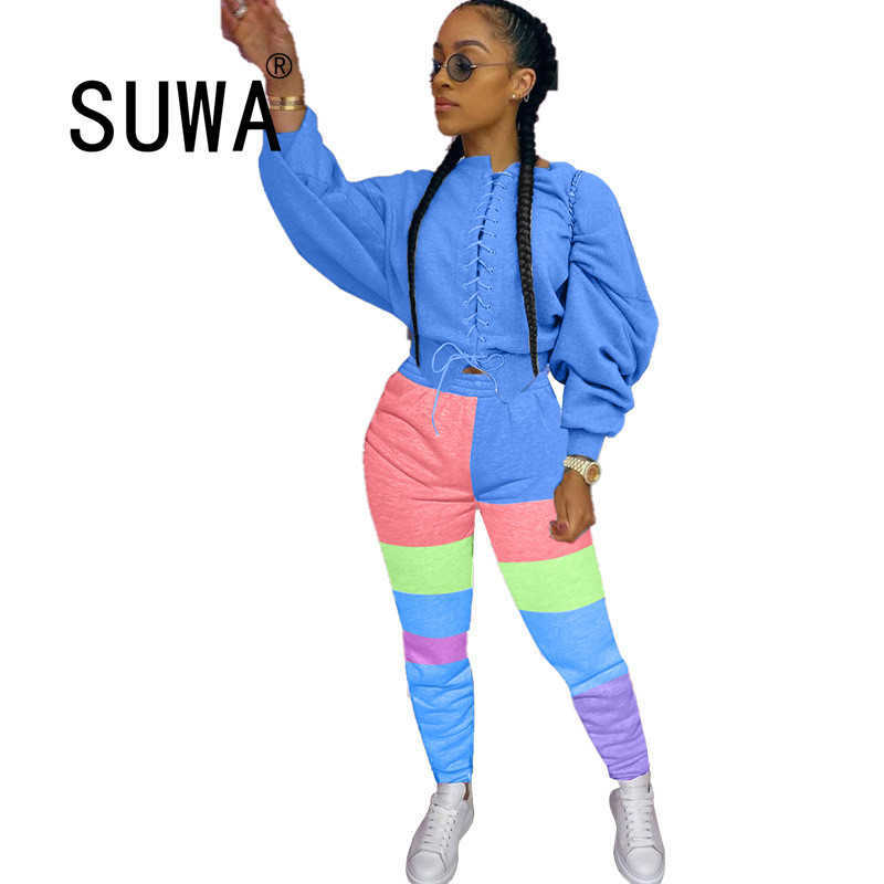 Long Sleeve Bandage Sweatshirt Top High Waisted Baggy Pants Fall Winter Tie Dye Two Piece Lounge Wear Womens Sets 210525, Orange
Long Sleeve Bandage Sweatshirt Top High Waisted Baggy Pants Fall Winter Tie Dye Two Piece Lounge Wear Womens Sets 210525, Orange