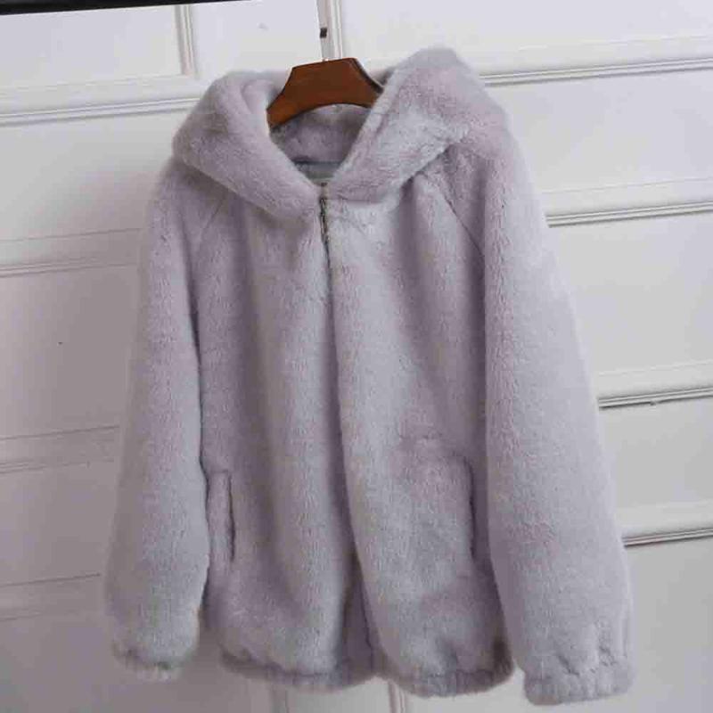 Women's Fur & Faux Fashion Coat Women Winter Jacket Thick Warm Streetwear Solid Ladies Overcoat Hooded Casual Zip Up D91106, Black
Women's Fur & Faux Fashion Coat Women Winter Jacket Thick Warm Streetwear Solid Ladies Overcoat Hooded Casual Zip Up D91106, Black
