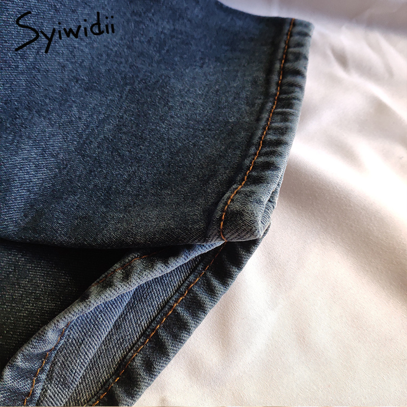 gray blue high waist jeans woman street style cotton mom jeans no stretch plus size women boyfriend jeans vintage harem pants 210222
