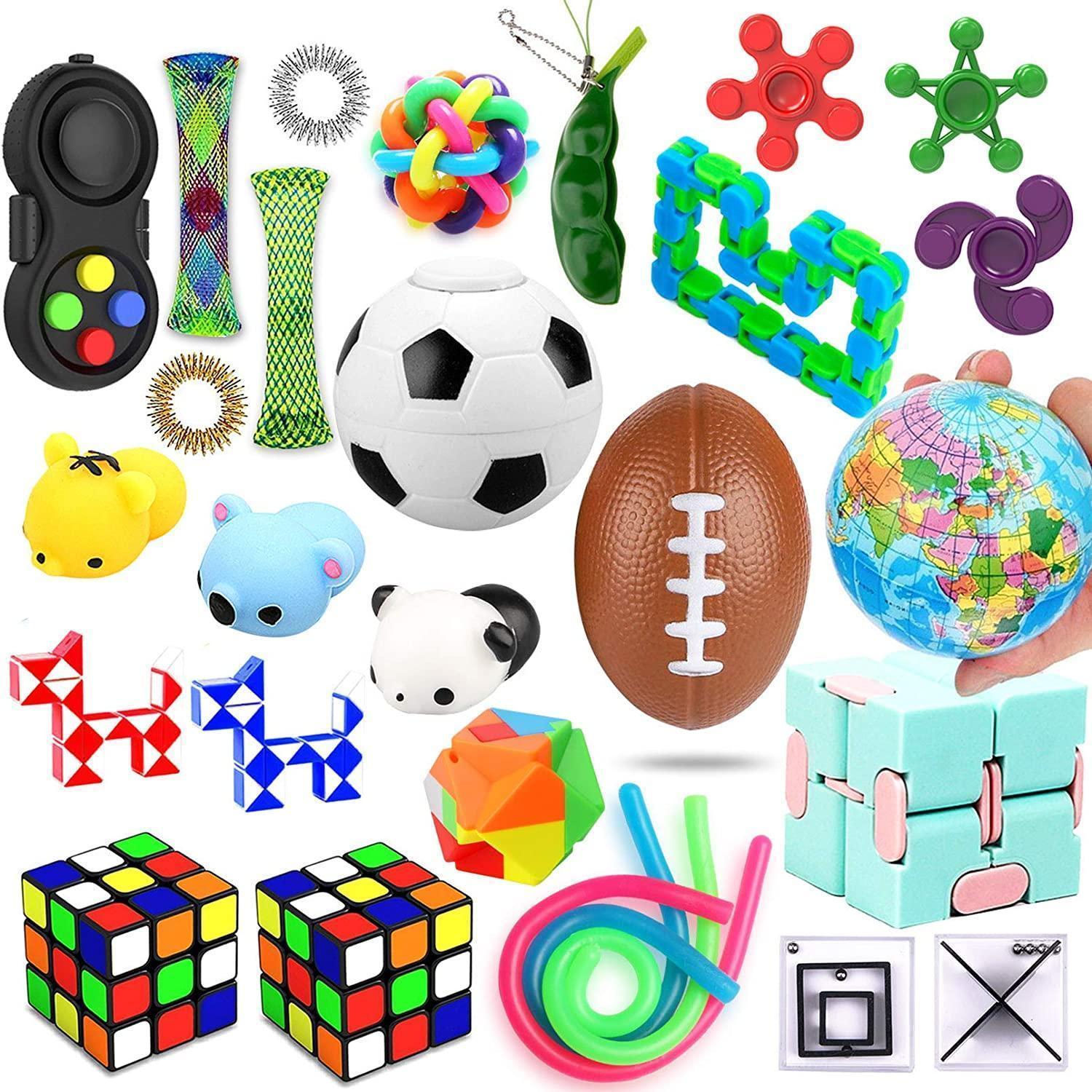2021 Hot Sensory Toys Sets For Relieves Stress and Anxiety Fidget Toy Children Adults Special Toys Assortment for Birthday Party Favors
2021 Hot Sensory Toys Sets For Relieves Stress and Anxiety Fidget Toy Children Adults Special Toys Assortment for Birthday Party Favors