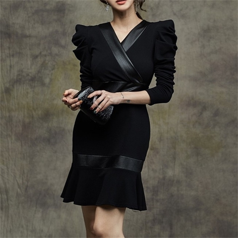 Women's Autumn Winter Double-breasted Suits Dress OL Ruffles Bodycon Dresses Fitted Elegant Work Wear Vestidos 210603, Picture color
Women's Autumn Winter Double-breasted Suits Dress OL Ruffles Bodycon Dresses Fitted Elegant Work Wear Vestidos 210603, Picture color