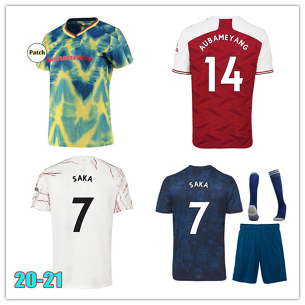 Fans Player version Arsen 4th soccer jersey Gunners 20 21 PEPE SAKA THOMAS WILLIAN NICOLAS TIERNEY football shirts Men Kids fourth HUMANRACE