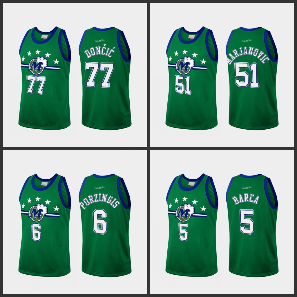 Dallas's Mavericks's Men Luka Doncic J. J. Barea Kristaps Porzingis Seth Curry Boban Marjanovic Custom Mitchell & Team Heritage Jersey
Dallas's Mavericks's Men Luka Doncic J. J. Barea Kristaps Porzingis Seth Curry Boban Marjanovic Custom Mitchell & Team Heritage Jersey