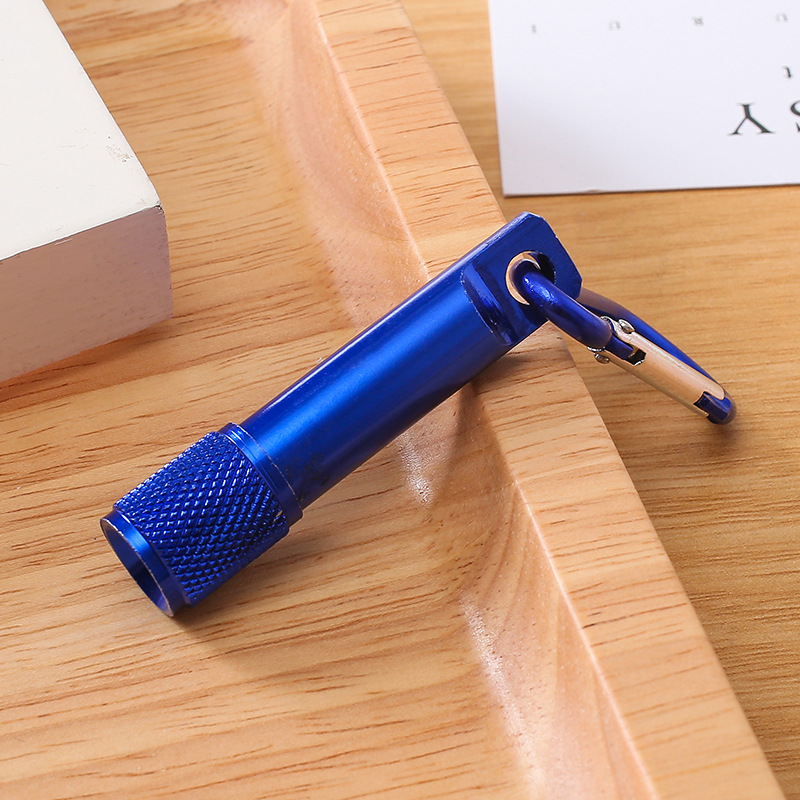 Outdoor Camping Mountaineering Lighting Flashlights Mini Aluminum Alloy Key Chain Lamp Pocket Backpack Pendant Small Flashlight HW524