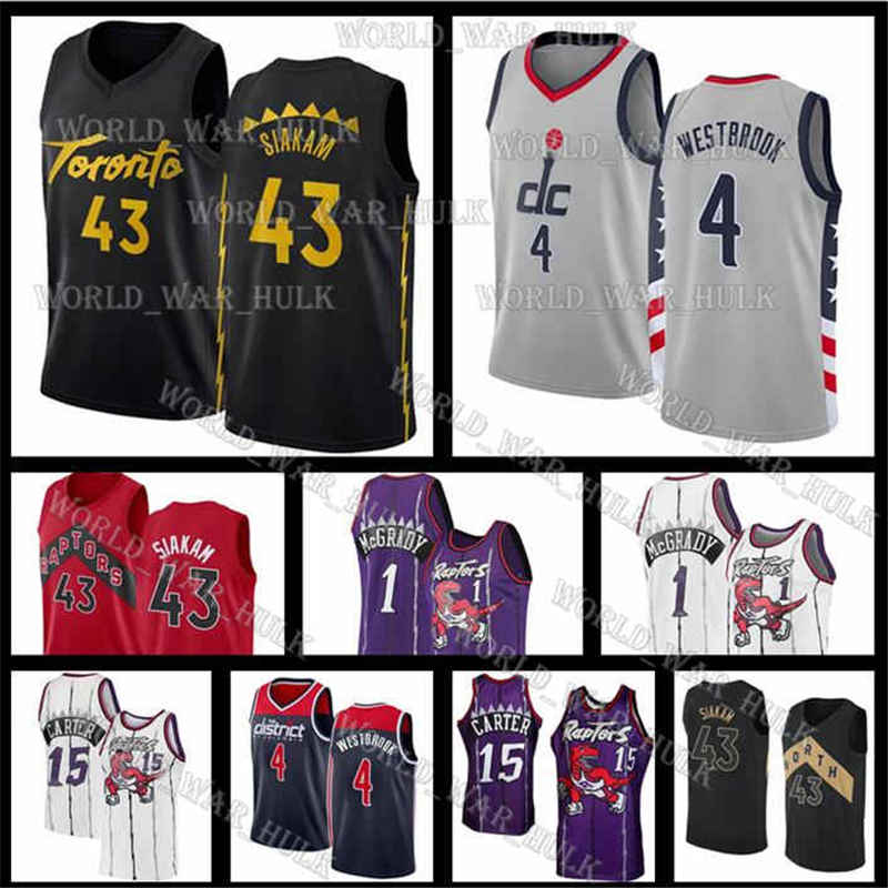 Russell 4 Westbrook Jersey Washington Wizards Toronto Raptors Vince 15 Carter Pascal 43 Siakam Tracy 1 McGrady Allen 3 Iverson, Black;red
Russell 4 Westbrook Jersey Washington Wizards Toronto Raptors Vince 15 Carter Pascal 43 Siakam Tracy 1 McGrady Allen 3 Iverson, Black;red