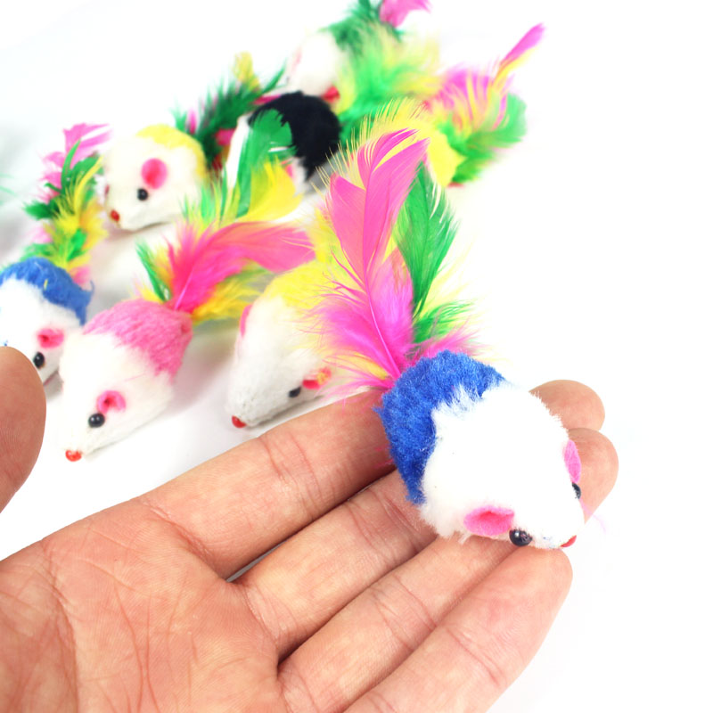 Cute Mini Soft Fleece False Mouse Cat Toys Colorful Feather Funny Kitten Interactive Playing Training Toy
Cute Mini Soft Fleece False Mouse Cat Toys Colorful Feather Funny Kitten Interactive Playing Training Toy
