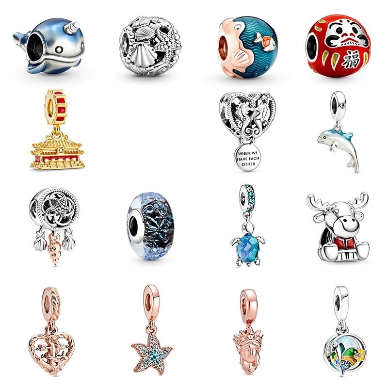Other 2021 High Quality Original 925 Sterling Silver Clip Charms Ocean Series Beads Dangle Charm Fit Bracelet Jewelry Gift
Other 2021 High Quality Original 925 Sterling Silver Clip Charms Ocean Series Beads Dangle Charm Fit Bracelet Jewelry Gift