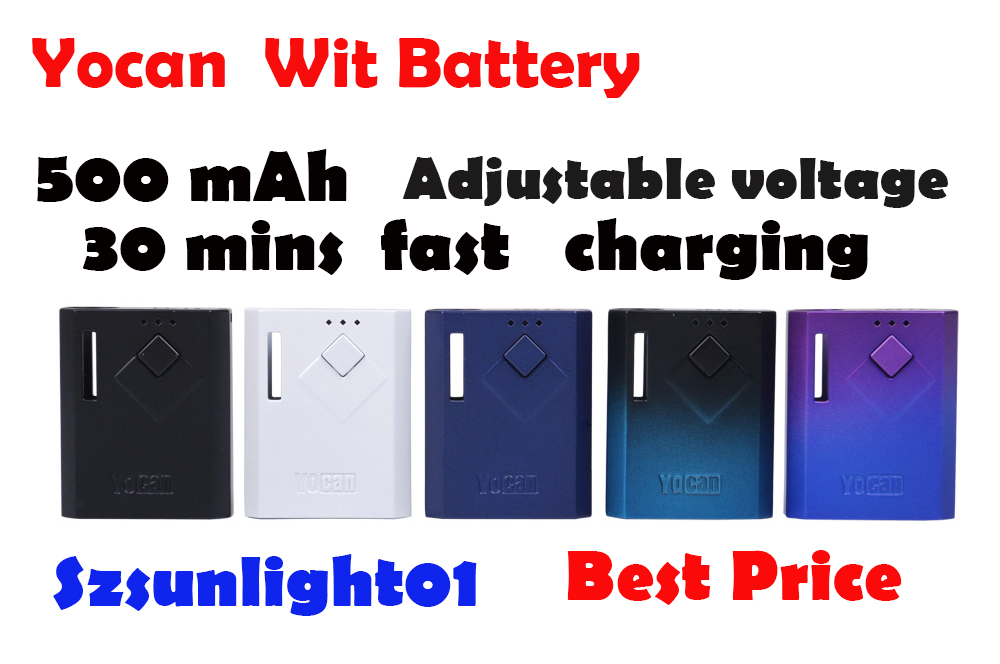 100% Yocan Groote Handy Wit Box Mod Battery 500mAh Adjustable Voltage Vape Magnetic 510 Adapter For Thick Oil Cartridge
100% Yocan Groote Handy Wit Box Mod Battery 500mAh Adjustable Voltage Vape Magnetic 510 Adapter For Thick Oil Cartridge