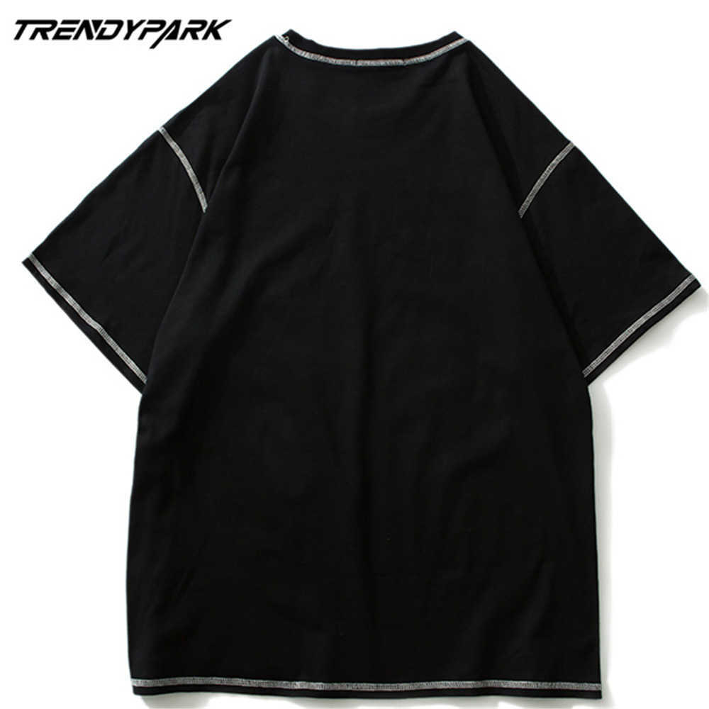 T-shirt Men Style Summer Short Sleeve Printed Tee Hip Hop Oversized Cotton Casual Harajuku Streetwear Top Tshirts Clothing 210601